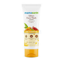 Mamaearth Ubtan Facewash with Turmeric and Saffron for Tan Removal 100ml