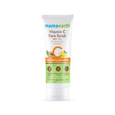 Mamaearth Vitamin C & Walnut Face Scrub for Skin Illumination