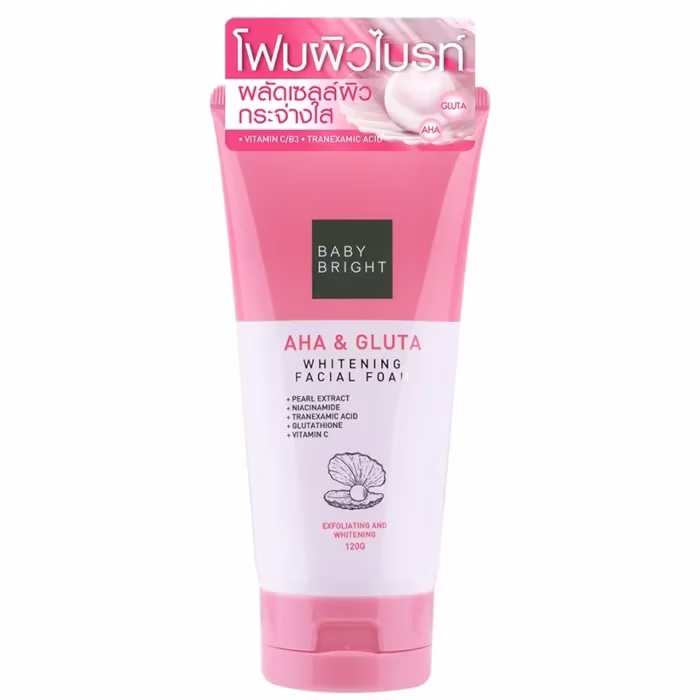 Cathy Doll Baby Bright AHA & Gluta Whitening Facial Foam